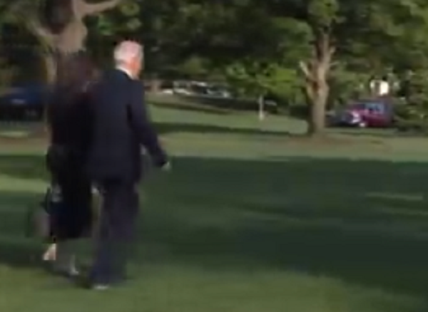 WATCH: Biden’s Embarrassing Shuffle Caught On Camera